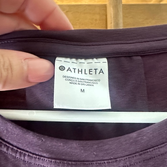 Athleta Deep Purple Tee - Picture 2 of 3